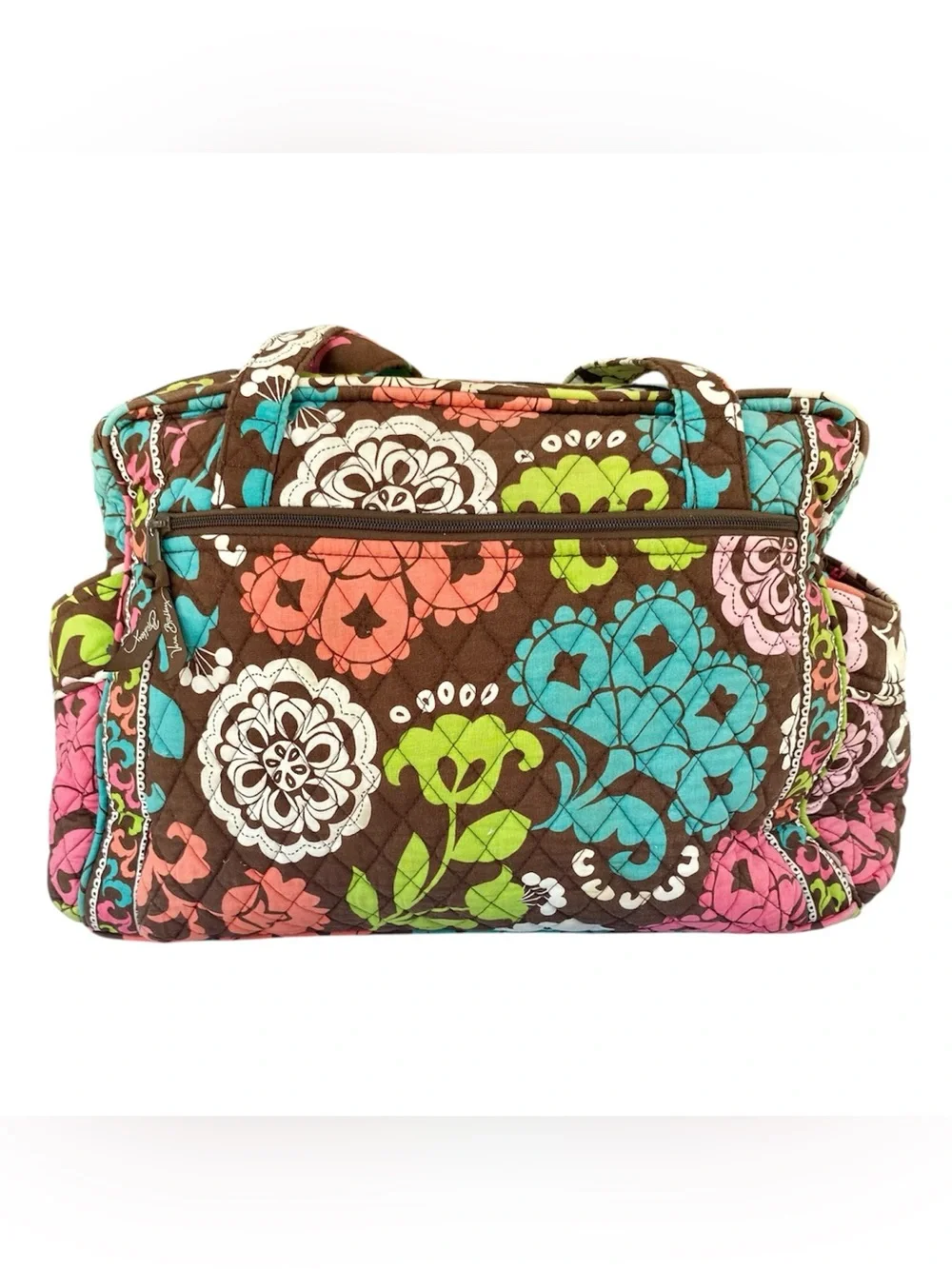 VERA BRADLEY Diaper Bag Tote Changing Pad Pockets